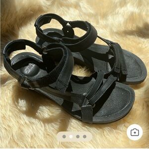 Teva Black Women's Wedges